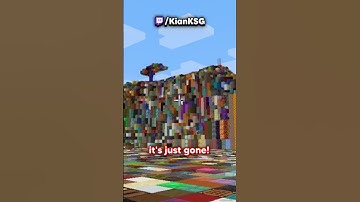 Minecraft World Made Out of Random Blocks