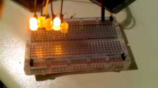 arduino Binary Clock Showing Hours Profile