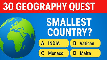 Only 1% Can Answer All 30 Geography Questions 🌍 | Quiz Challenge