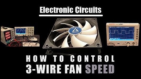 HOW to control a 3-WIRE FAN speed and PULSE MEASUREMENT per Rotation - Test in Practice