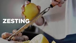 Deiss Pro Citrus Zester & Cheese Grater Parmesan Cheese Lemon, Ginger, Garlic, Nutmeg,