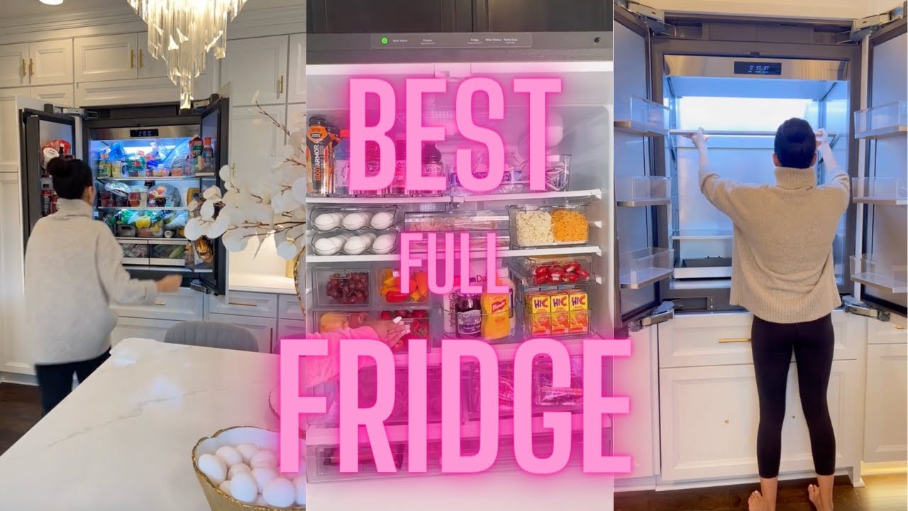 ️ Best Full Fridge Restock, Organizing, ASMR, Best Compilation Tik Tok