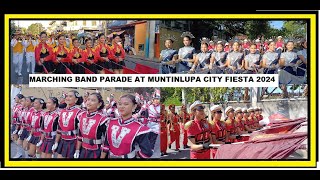 MARCHING BAND PARADE AT MUNTINLUPA CITY FIESTA 2024