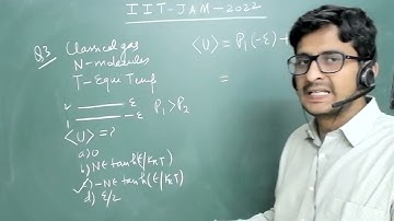 Q3 IIT JAM Physics 2022 |Kinetic Theory & Thermodynamics| Dr. Alok Ji Shukla