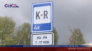 Ústí nad Orlicí: Řidičům dělá problémy dopravní značka K+R či jízda v obytné zóně
