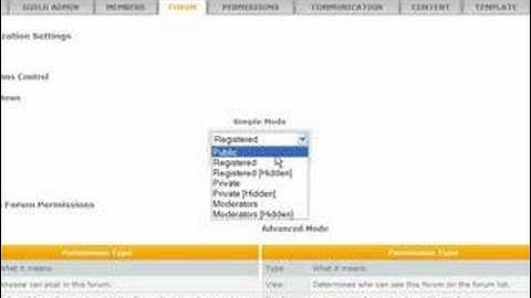 Creating Private Forums