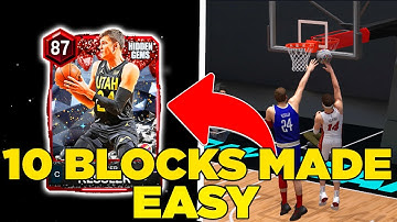 HOW TO GET 10 BLOCKS AND 50 REBOUNDS *EASY* IN DOMINATION! NBA 2K26 MYTEAM