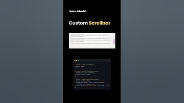 Css Custom Scrollbar