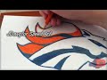 Jdawgtors lab  speed art denver broncos logo