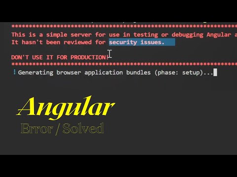 Security isusses for production mode angular
