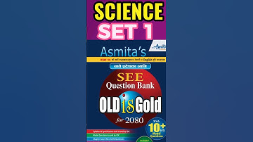 set 1 Science class 10|| Asmita publication solve set 1 science