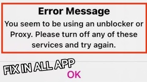You seem to be suing an unblocker or proxy Netflix, Tata Play, HOTSTAR, Spotify Solved 2023