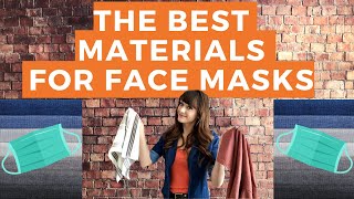 The Best Materials for Face Masks According to Research -