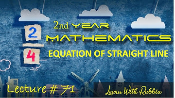 XII -- Question # 14 from Exercise 2.5 of Chapter # 2 (THE STRAIGHT LINE)