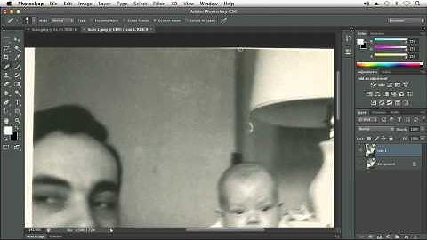 Using the Spot Healing Brush Tool - Adobe Photoshop CS6 Tutorial