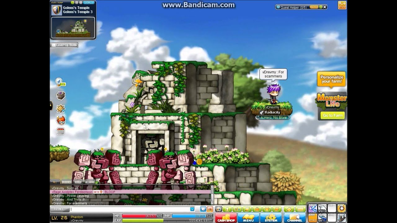 MapleStory : Just Me ! - YouTube