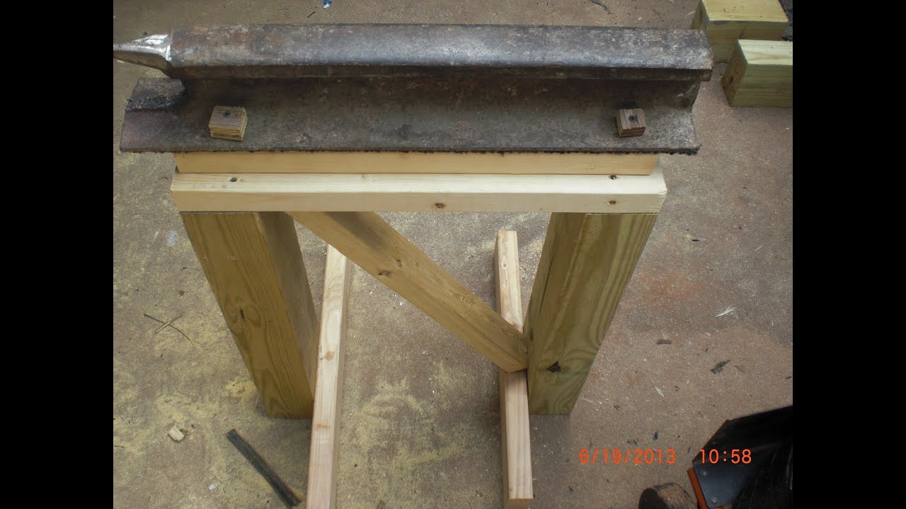 Homemade Anvil From Railroad Track – Homemade Ftempo