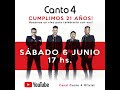 Canto 4 - Live cumpleaños  6 de junio