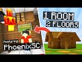 Minecraft Non Euclidean House Build - No Ceiling, only Floors!