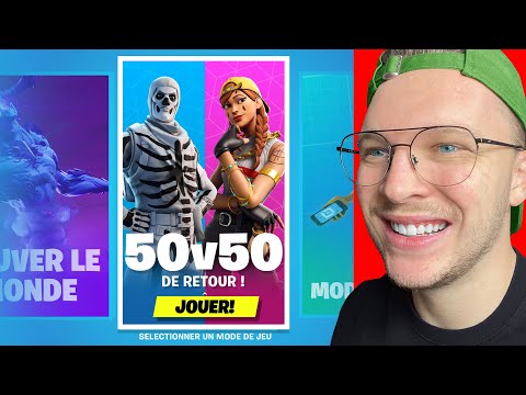 Le 50vs50 est de RETOUR sur Fortnite ! (+boutique à 1h) - Le 50vs50 est de RETOUR sur Fortnite ! (+boutique à 1h)