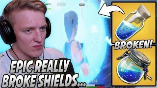 Tfue Is Shocked After Seeing The New Shield Glitch Thats Making Everybody Angry...