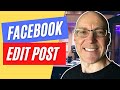How To Edit A Post On Your Facebook Page Even If Its A Boosted Post 2020