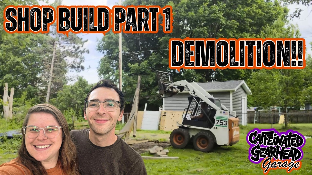 Auto Shop Build Part 1 | Demolition & Site Prep!