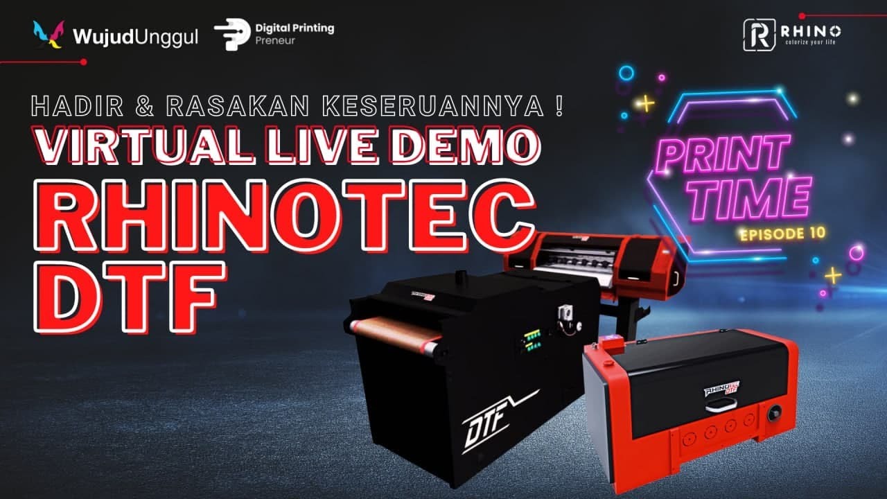 Virtual Live Demo - Rhinotec DTF A3 
