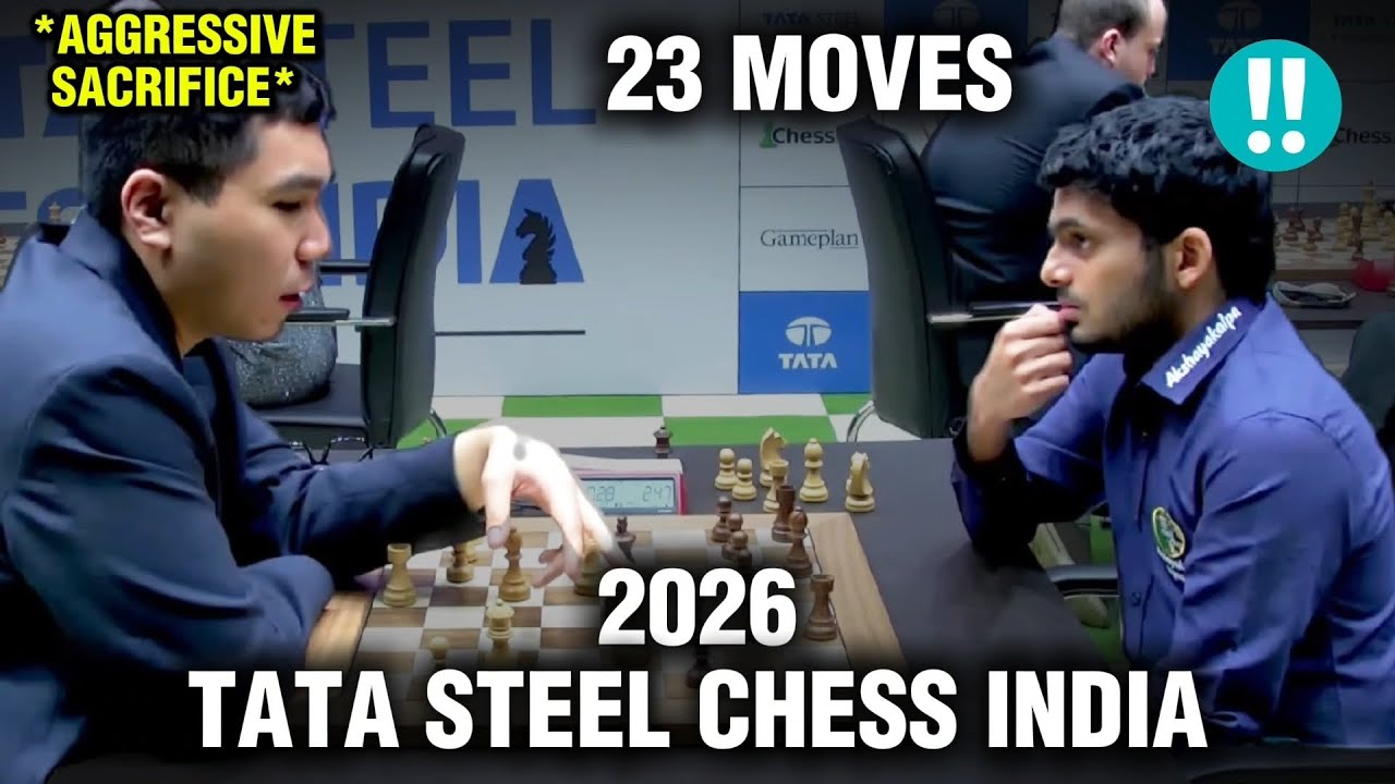 LOST IN JUST 23 MOVES!! | Wesley So (2705) vs. Nihal Sarin (2660) | TATA STEEL CHESS INDIA 2026 - R8