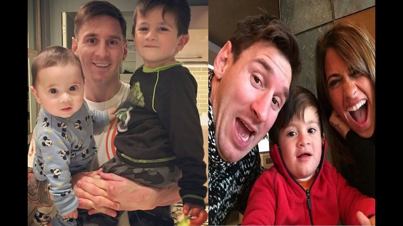 Lionel Messi's Son - 2016 [ Thiago Messi & Mateo Messi ] - YouTube