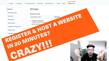 How to register and host a website domain in 20 minutes!