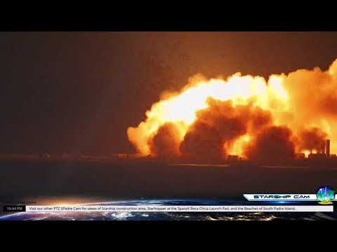 Multi-Views! SpaceX Starhopper’s 1st Untethered Hop - Drone, Engine & Starship Cams