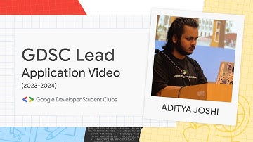 [Selected]Google Developers Student Clubs (GDSC) Lead Application Video - 2023 batch