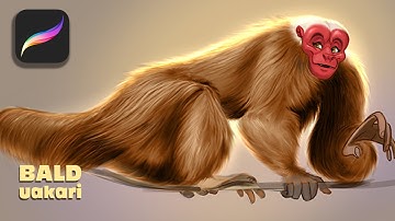 How to Paint FUR in Procreate |  Tutorial (On the Ipad Pro with Apple Pencil)