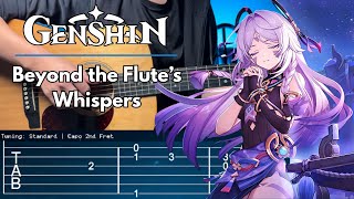 Beyond the Flute's Whispers - Genshin Impact Fingerstyle Guitar Cover
