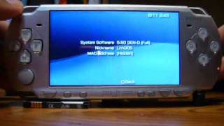 Update PSP Custom Firmware 5.50GEN D to CFW 5.50GEN D2 - YouTube