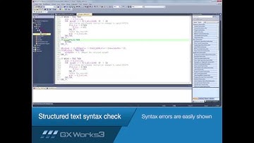 Mitsubishi Electric Quick Tips: Structured Text Error Checking in GX Works3