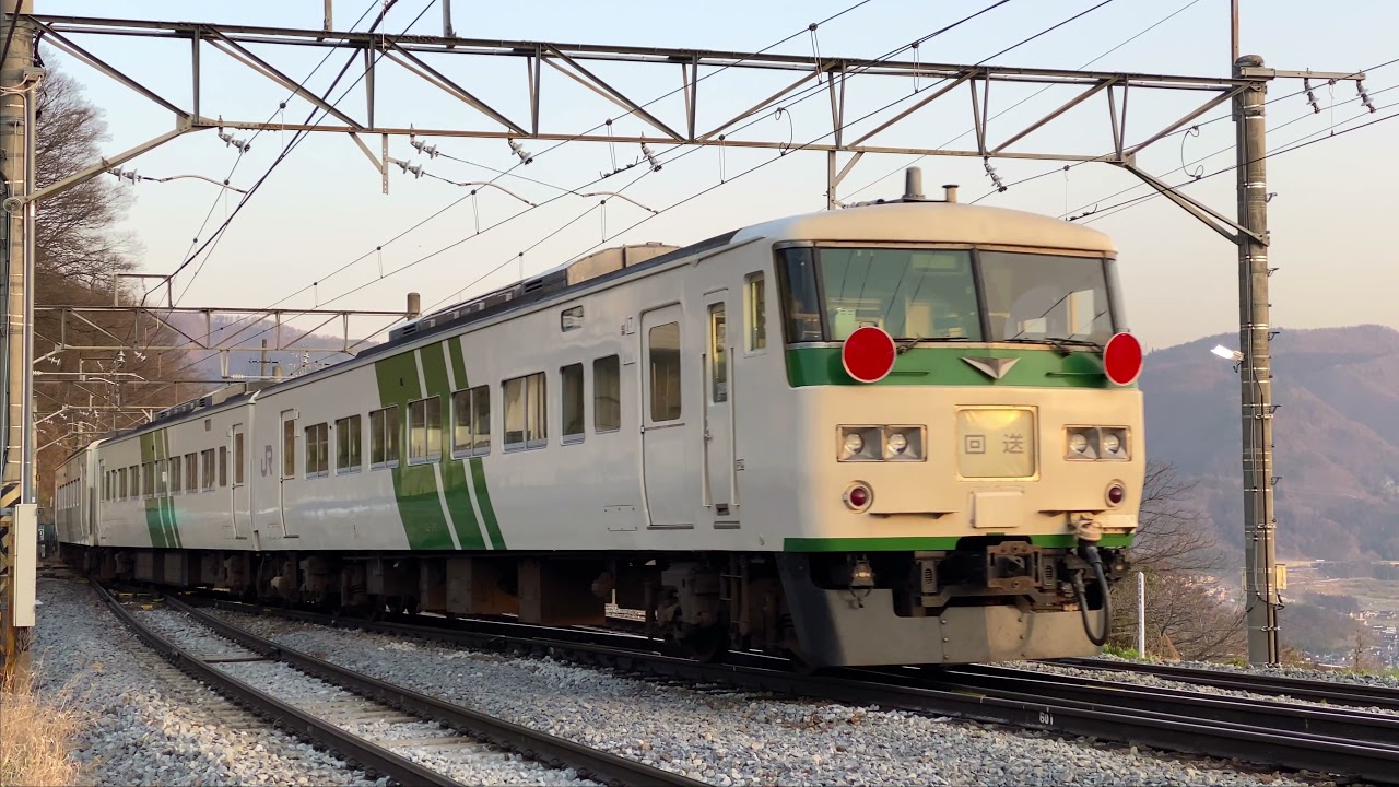 【廃車回送】185系　姨捨の朝