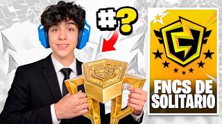 My LAST ATTEMPT! FNCS Solo series🏆🥊 Guide