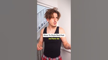 How To Style BED HAIR Correctly! ✅🤝