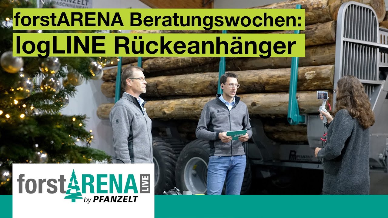 Pfanzelt Seilwinden und Rückewagen im Einsatz | forstARENA Beratungswochen