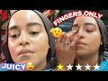 I WENT TO THE WORST REVIEWED MAKEUP ARTIST IN MY CITY| SHE USES ONLY HER FINGERS #saifabeauty