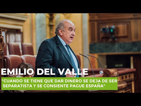 Del Valle: "Cuando se tiene que dar dinero se deja de ser separatista y se consiente pague España"