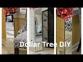 DIY HOME DECOR DOLLAR TREE/TALL MIRROR FLOOR VASE