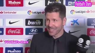 Atletico Madrid vs Barcelona 1-1 Reactions de Diego Simeone et Valverde après le match