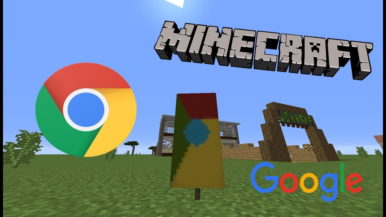 How to make a Google Chrome Banner in Minecraft! 