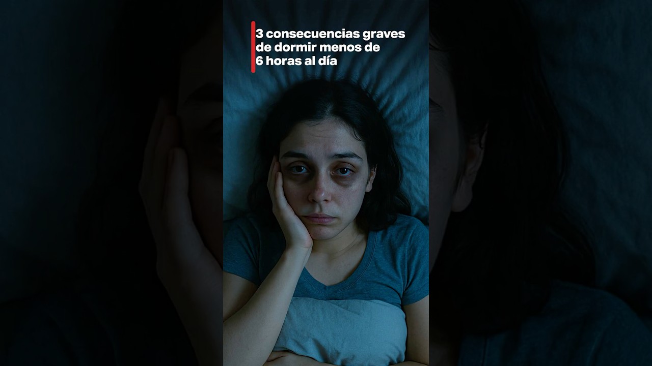 3 consecuencias graves de dormir menos de 6 horas al día