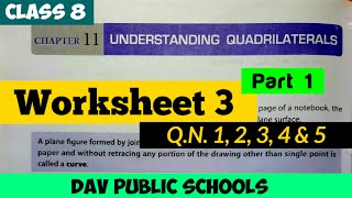 Class 8 maths chapter 11 worksheet 3 Q.N. 1, 2, 3, 4 and 5 screenshot 3