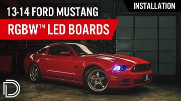 How to Install 2013-2014 Ford Mustang RGBW™ DRL LED Boards by Diode Dynamics