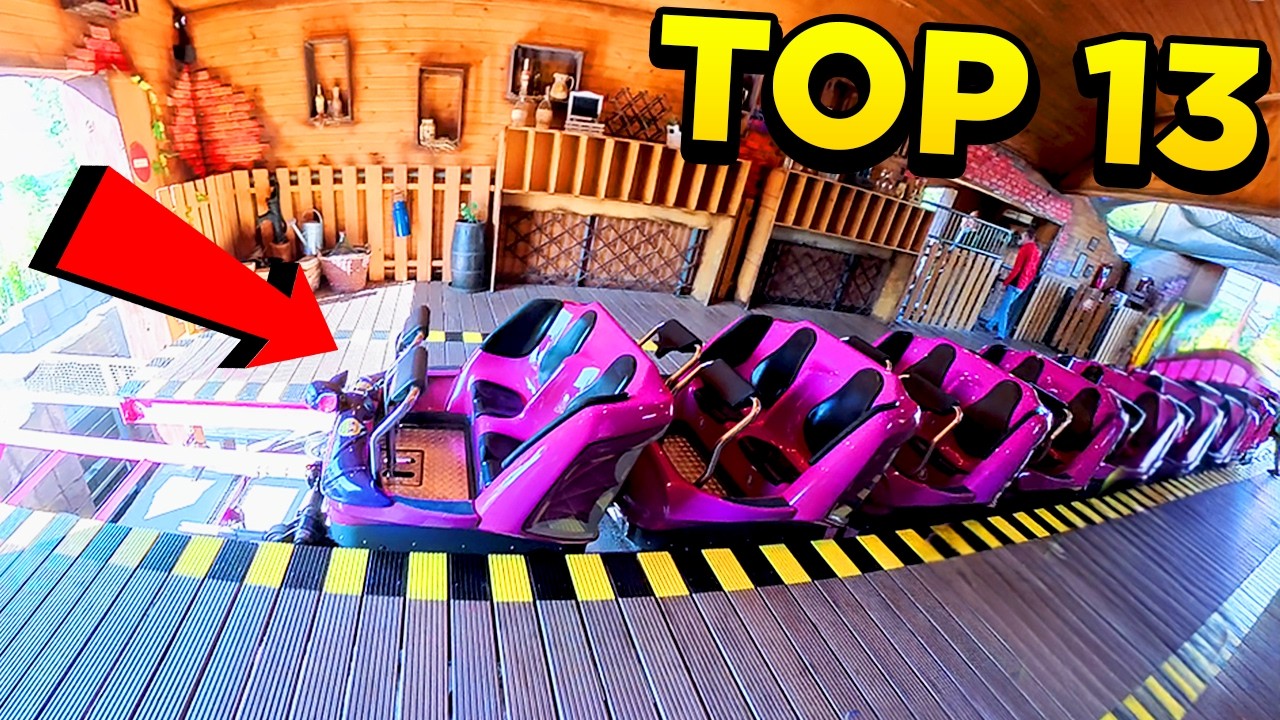 ТОП 13 самых быстрых американских горок в Польше | 2025 Эпичные плавные POV